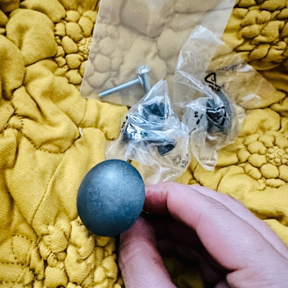 IKEA Accents New Ikea Hemnes Drawer Knobs Metal 32 Mm Part 17615 3 Knobs With Hardware